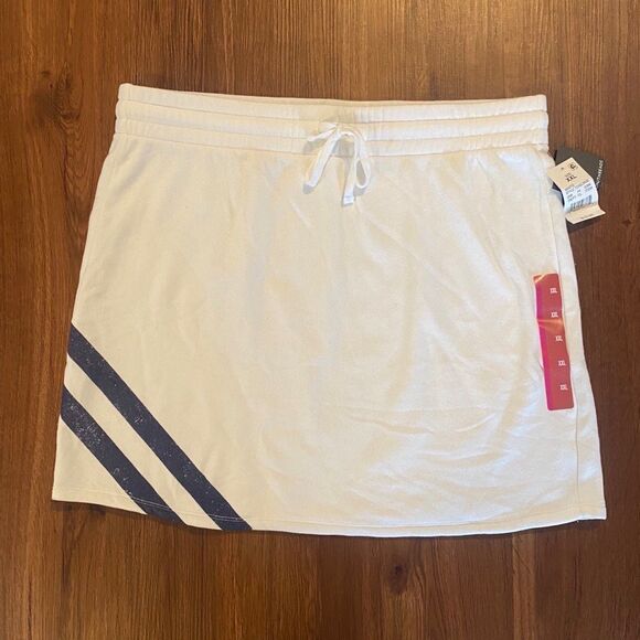 Grayson threads Tennis skirt white mini graffic sweatshirt material Size XXL - Picture 2 of 11